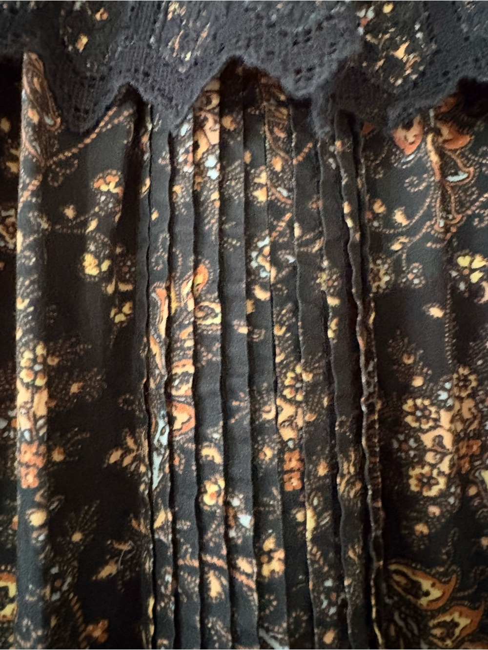 Ulla Johnson Jacqueline Dress Handmade Black Floral Lace Midi Dress - Picture 11 of 15